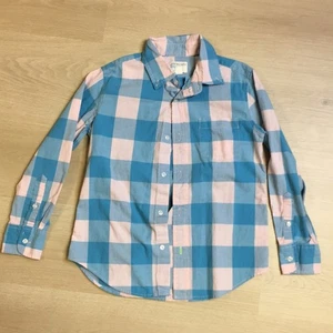 Crewcuts Everyday J.Crew Plaid Checkered Shirt Blue & Pink Boy’s size 8 - Picture 1 of 6