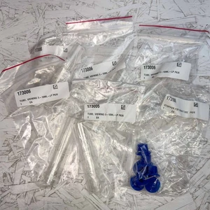 Paquete de 5 tubos de visión Hach 173006 5 ml / 10 ml marcas con tapón - Imagen 1 de 6