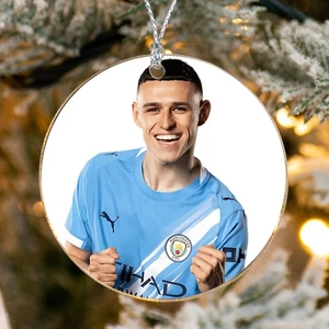Phil Foden Christmas Ornament - Celebrity Ornament Gifts for Fans - Picture 1 of 5