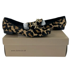 Dune London Latona Leopard Damen Halbschuhe schwarz gold gemustert gebraucht | EUR 36 - Bild 1 von 10