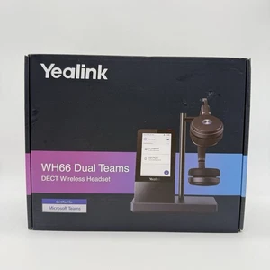 Yealink WH66 DECT Dual Teams Wireless Headset Bluetooth Headset with Microphone - Photo 1/1
