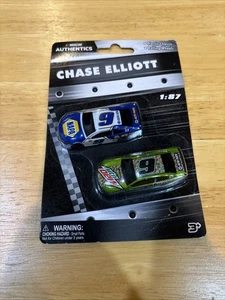 Chase Elliot #9 2019 Chevy Camaro NASCAR Authentics 1/87 Diecast 2 Pack - Picture 1 of 4