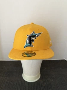 Florida Marlins New Era Fitted Hat 7 3/4 10th Anniversary Patch Lids Fruity - Picture 1 of 17