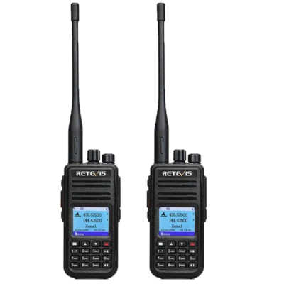 Retevis RT3S Amateurfunkgeräte Dual Band DMR Walkie Talkie Analog/Digital VOX - Bild 1 von 4