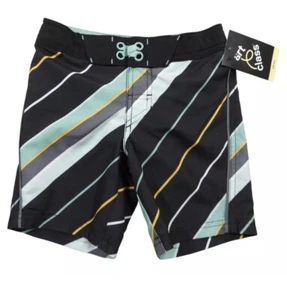 NWT Art Class Multi-Color Striped Swim Trunk Shorts Boy's Size 8 Husky - Picture 1 of 2