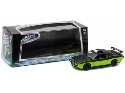 Greenlight Fast & Furious 7 Letty's 2014 Dodge Challenger SRT8 Green 1:43 86230 - Image 1 of 2