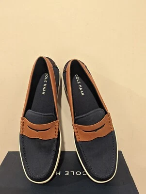 Zapato de barco Cole Haan Nantucket Penny Txt para hombre talla 12 nuevo en caja Foto 1 de 4