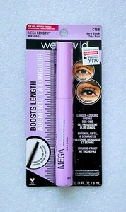 Wet n Wild MegaLength Washable Mascara, Very Black C158, 0.21 fl oz - Picture 1 of 3