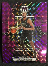 2022-23 Panini Mosaic Mikal Bridges Purple Prizm /99 Brooklyn Nets #2