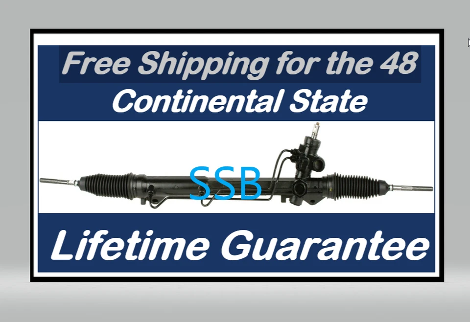 646 Power Steering Rack and Pinion Assembly fits Lincoln  Town Car 2008-2011 - Image 1 of 1