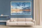 Sunset During The Rain And Blue Sky Print Premium Poster High Quality Choose Sizes