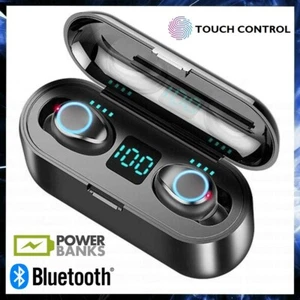 Écouteurs Bluetooth 5.0 Sport Wireless Tws sans Fil Dans Oreille Power Banque - Photo 1 sur 5