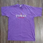 Vintage Tommy Hilfiger 90s Embroidered Logo Flag T Shirt MADE IN USA Men's L