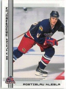 2000-01 BAP Memorabilia #420 Rostislav Klesla RC