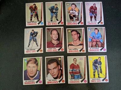 1969 Topps Hockey Cards Lot 1-132 Excellent to Mint You U Pick - Image 1 of 2