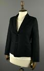 Women's A.P.C. Black Cotton Two Button Blazer Jacket Size 36