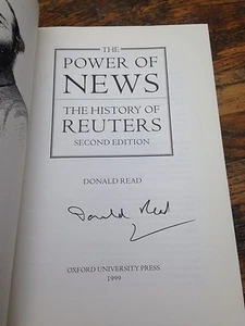 The Power Of News, Signed By Donald Read.second Edition Hardback. - Picture 1 of 2