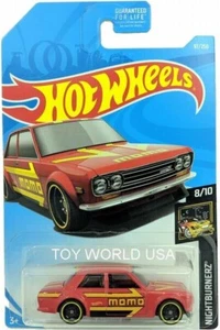 2019 Hot Wheels #97 Nightburnerz '71 Datsun 510 MOMO - Picture 1 of 1
