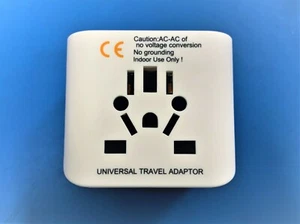 Universal Travel Power Plug Adapter good for Over 150 Countries Compatible! New - Picture 1 of 9