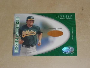 2003 Leaf Certified Materials Freshman Fabric Glove Jason Hart SAMPLE 1/1 - Picture 1 of 1