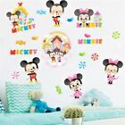  Minnie Mickey Mouse Wall Stickers For Kids Room Decoration Diy Wall Home Decal
