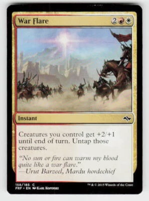 Fate Reforged #158 War Flare - Image 1 of 2