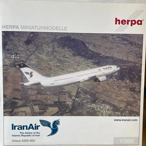 SALE! 1/200 HERPA IRAN AIR Airbus A300-600 - Picture 1 of 12