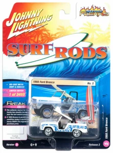 Johnny Lightning 1:64 Street Freaks 2018 2A Surf Rods 1966 Ford Bronco JLCP7099 - Picture 1 of 1