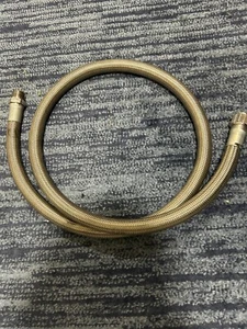 74" Stainless Steel Flexible Braided Hose Teflon Lined 3/4" Fnpt x 3/4" Mnpt - Imagen 1 de 3