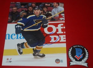 KEITH TKACHUK St. Louis Blues Signed 8X10 photo Beckett COA BH85569 - Picture 1 of 3