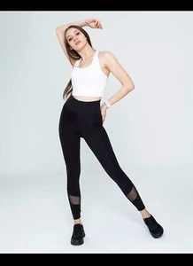 FAT GORILLA LADIES MESH STRETCH FIT WOMENS GYM ACTIVEWEAR YOGA LEGGINGS - Picture 1 of 3