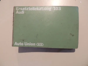 Auto Union Audi 60 75 80 90 Ersatzteilkatalog  Stand 06.1969 - Bild 1 von 5