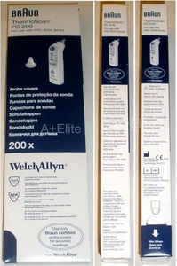 Welch Allyn Thermoscan PRO 6000 Ear Thermometer Probe Covers 200/BX - Picture 1 of 1