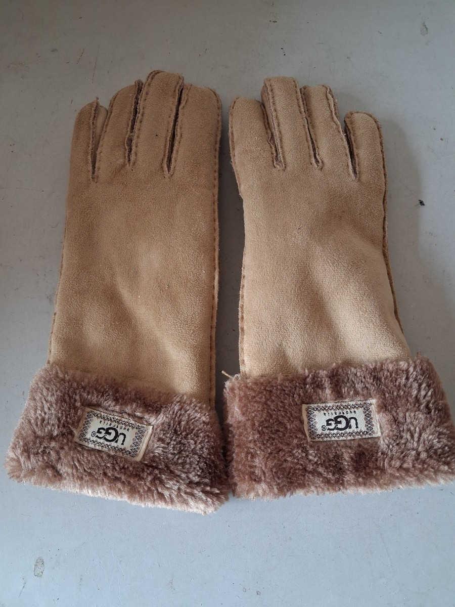 Sherpa Gloves Women Women Thick Knit Faux Fur Sherpa Fleece Lined