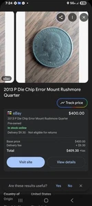 2013 P - Mount Rushmore National Park Quarter - Picture 1 of 2