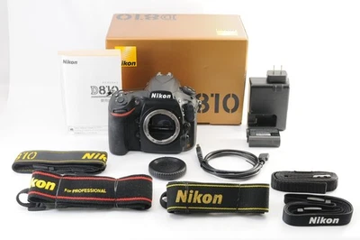 S/C 4456 [MINT in Box] Nikon D810 36.3MP DSLR Camera Black Body From JAPAN 4196 - Image 1 of 4
