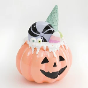 Jack-o-Lantern Figure Summerween Pastel Candy Ice Cream 9 inch Halloween NEW - Picture 1 of 2