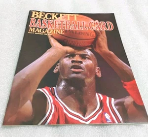 Vintage Beckett Ausgabe #1 März April 1990 Michael Jordan Basketball Karten Magazin - Bild 1 von 3