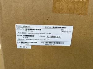 HPE JZ163A Aruba AP-374 (US) - Wireless Access Point - Wi-Fi 5 (Brand New) - Afbeelding 1 van 2