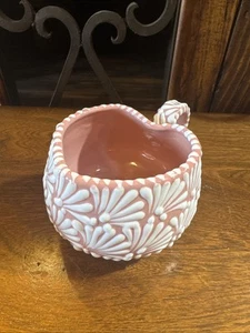 Talavera Heart Mug | Hand-Painted Pink Mexican Coffee Cup - Picture 1 of 5