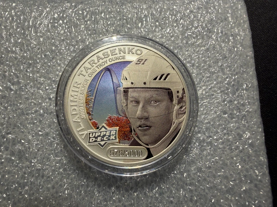 Monedas de grandeza de cubierta superior 2016-17 - Vladimir Tarasenko/5000 Foto 1 de 1