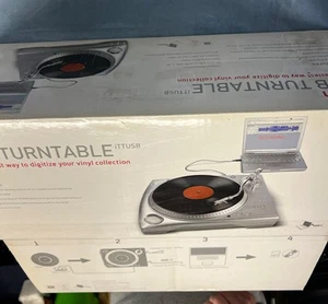 ION USB Turntable/Vinyl Archiver iTTUSB New In Box - Picture 1 of 8