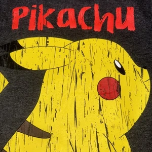 Pokemon Pikachu Shirt Youth Large Graphic Tee Boys Girls Character 2020 Game - Picture 1 of 9