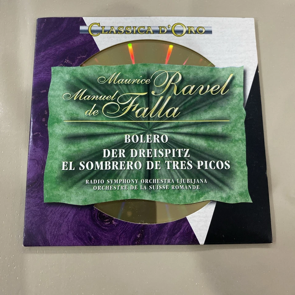CD Maurice Ravel , Manuel De Falla Bolero Der Dreispitz El Sombrero De Tres Pic - Bild 1 von 1