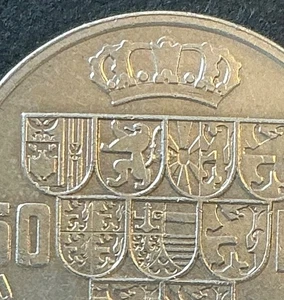 Belgique - Léopold III - Rare et très jolie 50 Francs 1940 VL POS.B-Triangle (2) - Imagen 1 de 3