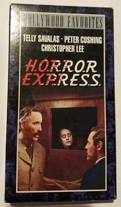 NEW Horror Express VHS Peter Cushing Christopher Lee Hollywood Horror Thriller - Picture 1 of 7