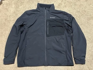 Simms Full Zip Flyweight Access Fleece Lined Black Jacket Men’s Size XL - Bild 1 von 19