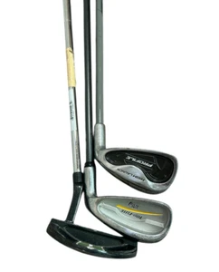 Junior Golf Clubs Right Hand - Long Iron 7 Iron Putter Check Measurements - Picture 1 of 13