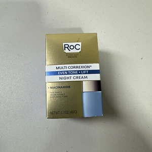 RoC Multi Correxion Even Tone + Lift Night Cream 1.7oz./48g New In Box 2135 - Picture 1 of 3
