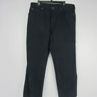 Duluth Trading Co. Herren 38x30 schwarz schwer Canvas 5 Taschen Jeans Freizeitarbeit